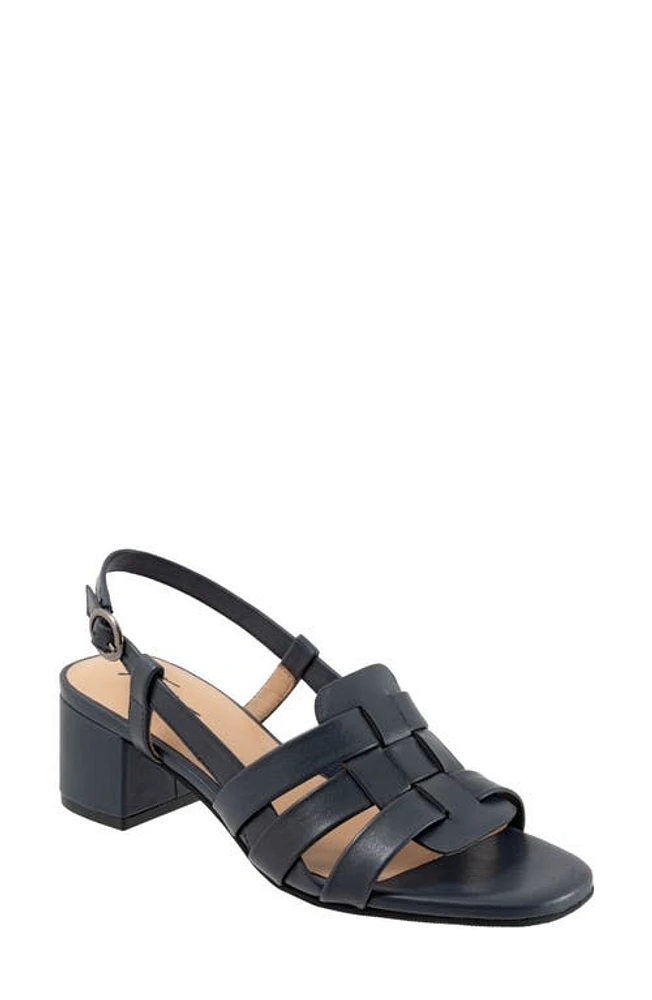 Trotters Luna Slingback Sandal Navy at Nordstrom,