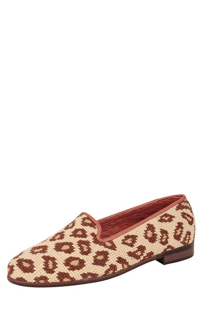 ByPaige BY PAIGE Needlepoint Leopard Flat at Nordstrom,