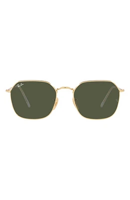 Ray-Ban Jim 53mm Irregular Sunglasses in Gold Flash at Nordstrom