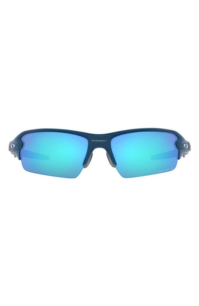 Oakley Flak 2.0 61mm Prizm Polarized Rectangular Sunglasses in Sapphire at Nordstrom