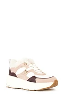 Geox Diamanta Platform Sneaker White/Nude at Nordstrom,