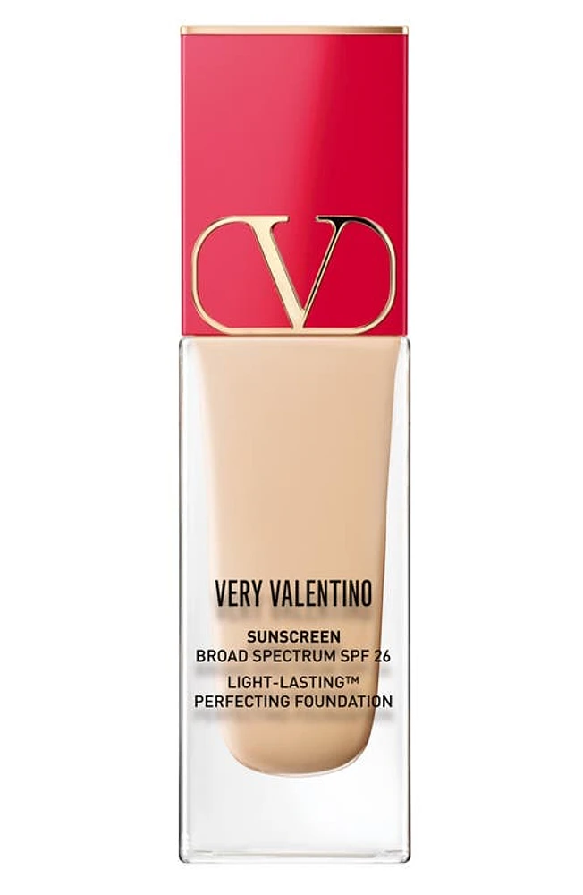 Very Valentino 24-Hour Wear Liquid Foundation in Lr1 at Nordstrom