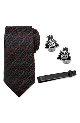 Cufflinks, Inc. Star Wars Darth Vader Silk Tie, Cuff Links & Tie Bar Gift Set in Black at Nordstrom