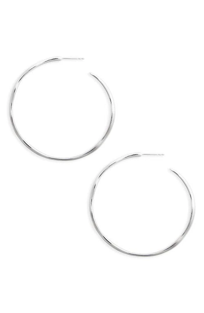 Ippolita Large Squiggle Sterling Silver Hoop Earrings at Nordstrom