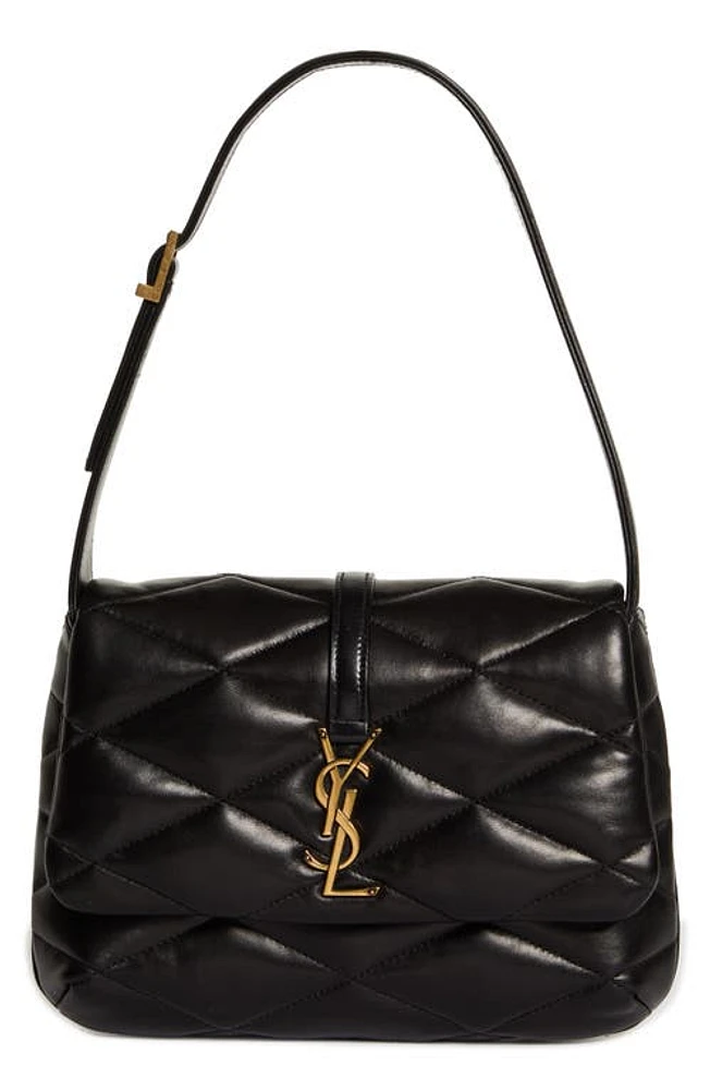 Saint Laurent Le 57 Matelassé Quilted Leather Shoulder Bag in Nero at Nordstrom