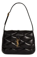 Saint Laurent Le 57 Matelassé Quilted Leather Shoulder Bag in Nero at Nordstrom