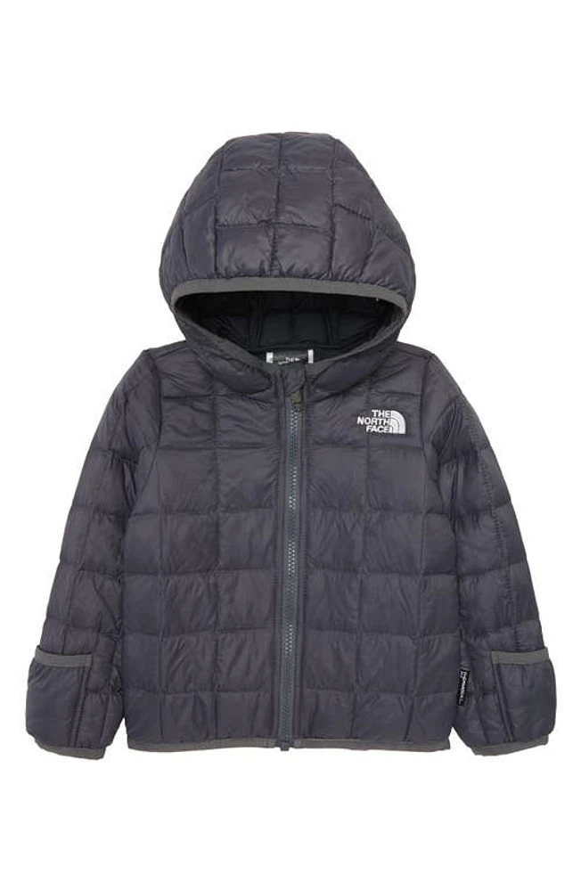 The North Face Kids' ThermoBall Eco Hooded Jacket in Vanadis Grey at Nordstrom, Size 0-3M