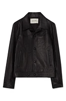 BLK DNM Leather Jacket Black Croco at Nordstrom, Us