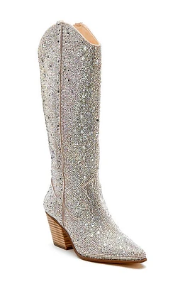 Matisse Nashville Rhinestone Western Boot Clear at Nordstrom,