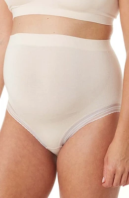 Cache Coeur Milk Seamless High Waist Maternity Briefs at Nordstrom,