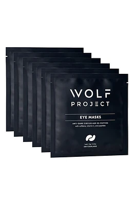 Wolf Project 5-Pair Eye Mask Boosters in Black at Nordstrom