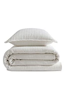 Calvin Klein Essential Washed Jacquard Coverlet in Beige/Tan at Nordstrom