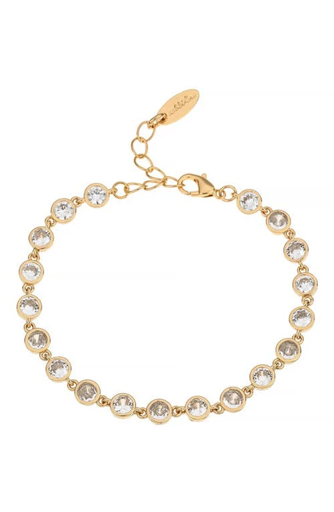 Ettika Everyday Cubic Zirconia Bracelet in Gold at Nordstrom