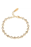 Ettika Everyday Cubic Zirconia Bracelet in Gold at Nordstrom