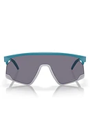 Oakley BXTR 39mm Polarized Rectangular Sunglasses in Matte Grey at Nordstrom