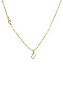 Panacea Initial Pendant Necklace in Gold-O at Nordstrom