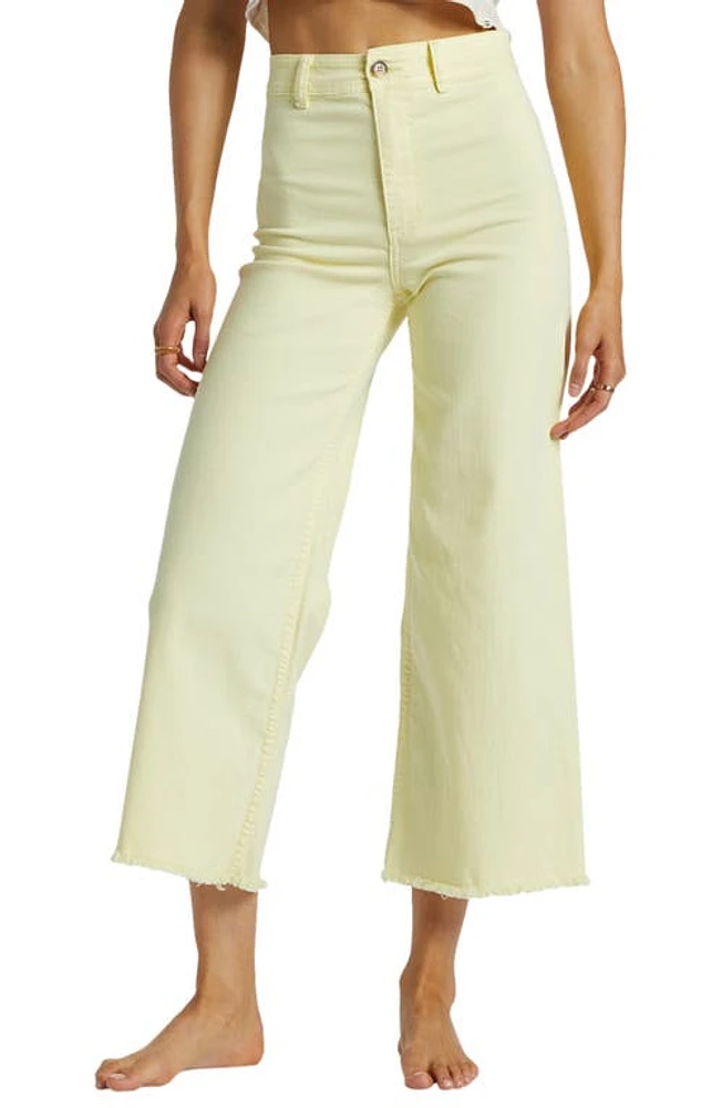 Billabong Free Fall Stretch Crop Wide Leg Pants at Nordstrom,