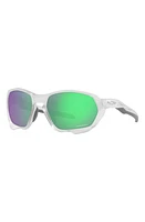 Oakley Plazma 59mm Prizm Dual Lens Sunglasses in Clear at Nordstrom