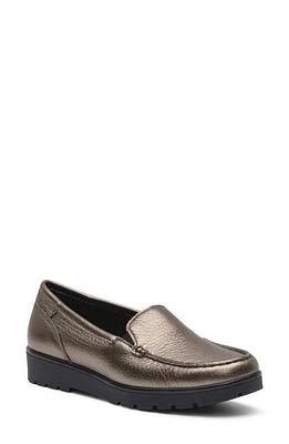 ara Dewitt Platform Loafer Taiga Metallic at Nordstrom,