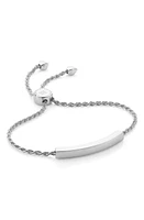 Monica Vinader Engravable Linear Friendship Chain Bracelet in Silver at Nordstrom