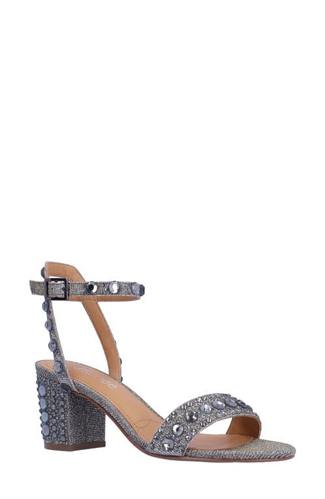 J. Reneé Evelina Ankle Strap Sandal Pewter at Nordstrom,