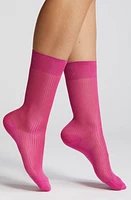 Oroblu Ribbed Crew Socks at Nordstrom,