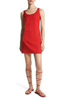 Michael Kors Collection Virgin Wool Mini Tank Dress 602 Poppy at