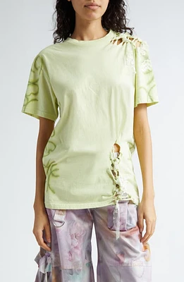 Collina Strada Katina Lace Organic Cotton T-Shirt Choux at Nordstrom,