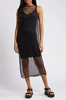 Noisy may Nat Sleeveless Mesh Dress Black at Nordstrom,