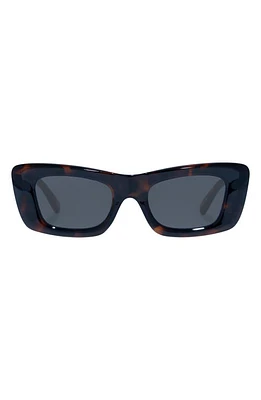 Le Specs Dopamine 50mm Rectangular Sunglasses in Tort at Nordstrom