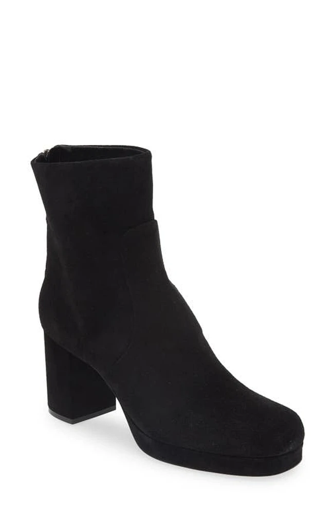 AGL Betty Pure Water Repellent Platform Bootie in Nero at Nordstrom, Size 9.5Us