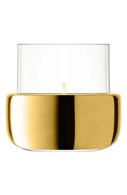 LSA Aurum Vase in Clear/Gold at Nordstrom