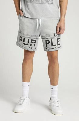 PURPLE BRAND French Terry Shorts Grey at Nordstrom,