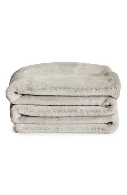 UnHide Li'l Marsh Medium Plush Blanket in Greige Goose at Nordstrom, Size Throw