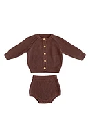 Ashmi & Co. Drew Cardigan Bloomers Set Coffee at Nordstrom, M