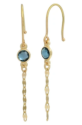 Bony Levy 14K Gold Linear Drop Earrings in 14K Yellow Gold at Nordstrom