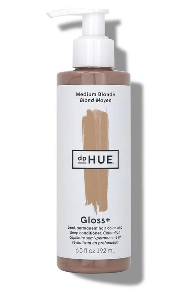 dpHUE Gloss+ Semi-Permanent Hair Color & Deep Conditioner in Medium Blonde at Nordstrom