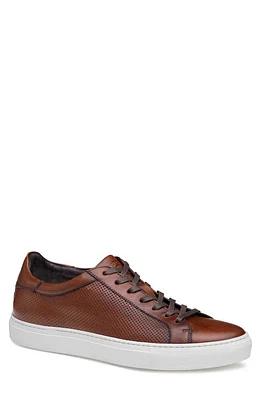 Johnston & Murphy COLLECTION Jake Perforated Lace to Toe Water Resistant Sneaker Brown at Nordstrom,