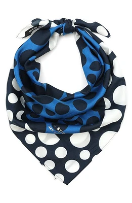 Kate Spade New York snow dot bandana scarf in Blue Muti at Nordstrom