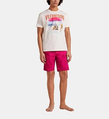 Vilebrequin Men's Wave On VBQ Beach Cotton T-Shirt in Off White at Nordstrom