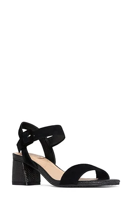 NYDJ Gaiana Ankle Strap Sandal Black at Nordstrom,