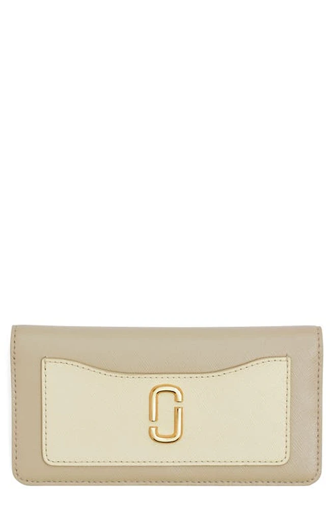 Marc Jacobs The Utility Snapshot DTM Saffiano Leather Wallet in Khaki Multi at Nordstrom