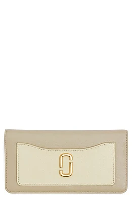 Marc Jacobs The Utility Snapshot DTM Saffiano Leather Wallet in Khaki Multi at Nordstrom