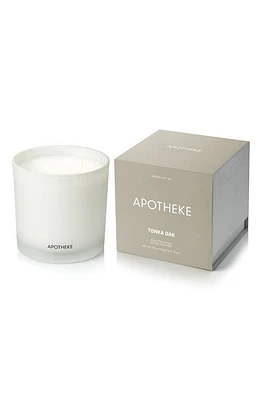 APOTHEKE Tonka Oak 3-Wick Scented Candle in White at Nordstrom