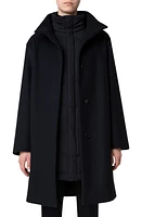 Akris punto 2-in-1 Quilted & Wool Blend Car Coat at Nordstrom,