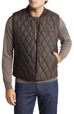 Stone Rose Water Repellent Puffer Vest Olive at Nordstrom,