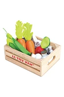 Le Toy Van Harvest Vegetables Crate in Tan Green And Orange at Nordstrom