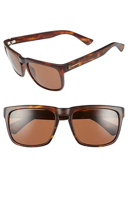 Electric 'Knoxville' 56mm Sunglasses in Matte Tort/Bronze at Nordstrom