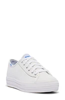 Keds Triple Kick Platform Sneaker White Leather at Nordstrom,