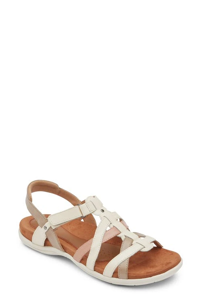 Rockport Cobb Hill Rubey Strappy Sandal in Vanilla at Nordstrom, Size 6